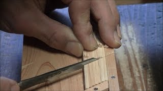 The foundation of kumiko　若い建具職人が組子細工を作ってみた　その１　Japanese craftsmanship　