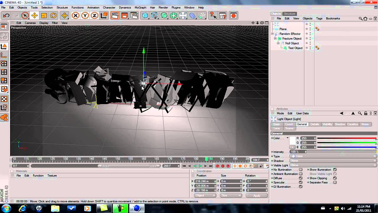 how to make a intro using cinema 4d - YouTube