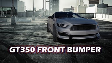 Mustang Ecoboost Gets New GT350 Bumper From MPConcepts