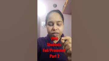 ppu part 2 fail students|ppu promoted students|patliputra university fail results|#ppu #shorts #exam