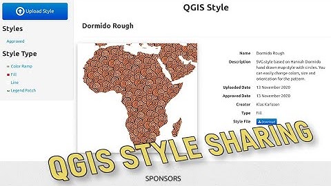 QGIS User 0031 - Style Sharing