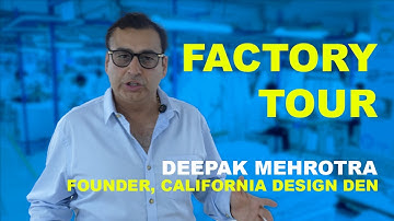 How Cotton Sheets Are Made | California Design Den Factory Tour with Founder Deepak Mehrotra