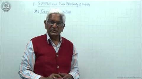 Price Elasticity of Supply Class XII Economics by S K Agarwala