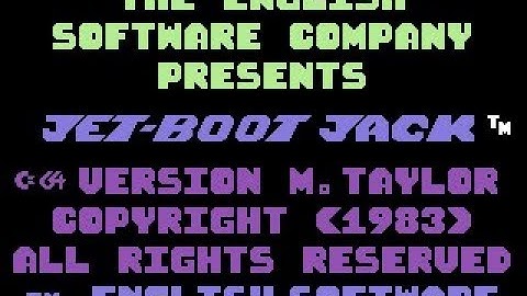 Jet-Boot Jack Review for the Commodore 64 by John Gage