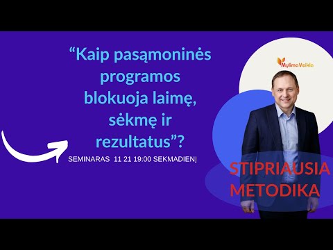 Video: Kaip Atnešti Sėkmę Gyvenimui