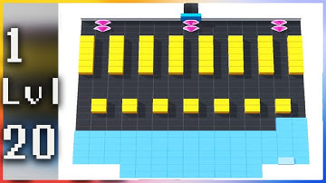 Color Fill 3D - Gameplay Walkthrough - Levels 1-20