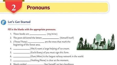 Pronoun | Chapter- 02 | Class- 08 | Part-01 | Collins English grammar and composition book