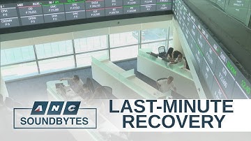 PSEi stages last-minute recovery to end flat | ANC Soundbytes