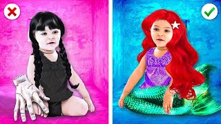 ¡MERLINA &amp; SIRENA Ambas Embarazadas en Prisión Barbie! Situaciones Graciosas por Kaboom Zoom!
