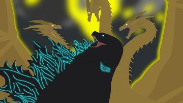 Some small Godzilla stk arts [Stick Nodes Pro]