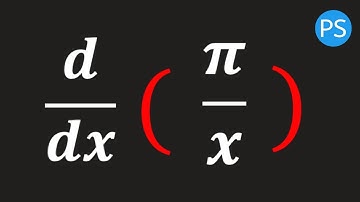 What is the Derivative of pi/x? (Differentiate π/x)