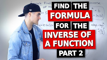 CALC 1000 (Western University) - Find Inverse of a Function Formula Part 2 - UWO Calculus 1