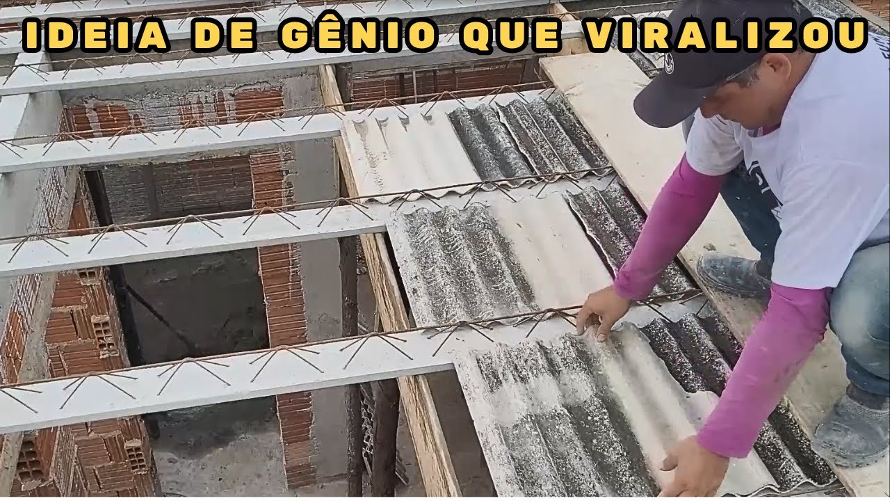 PEDREIRO USA A CRIATIVIDADE E VIRALIZA NA CONSTRUÇÃO DE UM SOBRADO