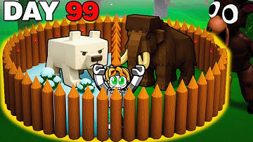 I Trapped Every Mob in 99 Nights in the Forest!