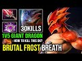 New right click carry 30kills nullifier  bloodthorn brutal frost breath dragon knight dota 2