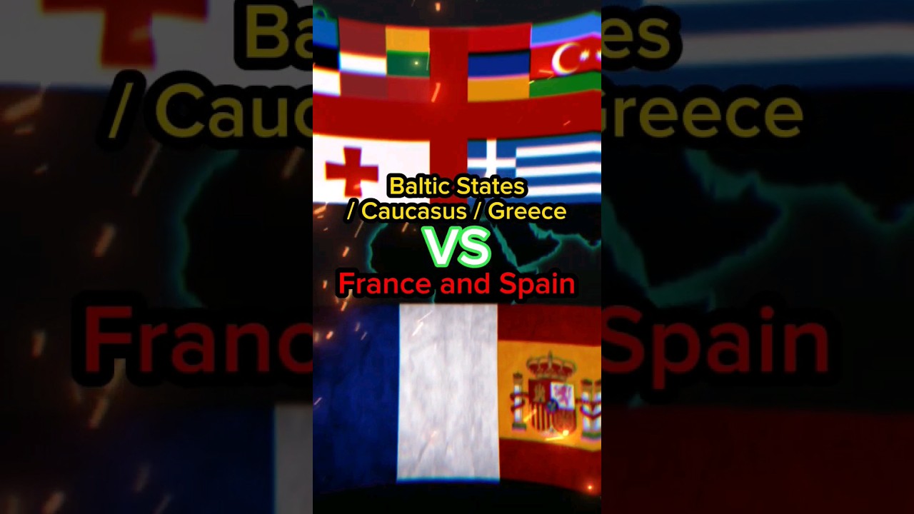 Baltic States / Caucasus / Greece vs France and Spain | next comparison? #shorts #peacefulcomparison