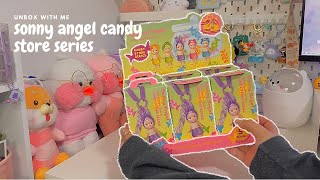 unboxing sonny angel candy store series (full set + secret) 🍬☁️