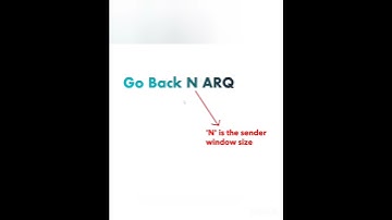 Break Down the name of Go-Back-N-ARQ protocol in computer network in bangla.