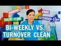 Maintenance Clean vs. a Turnover Clean for Airbnb & VRBO