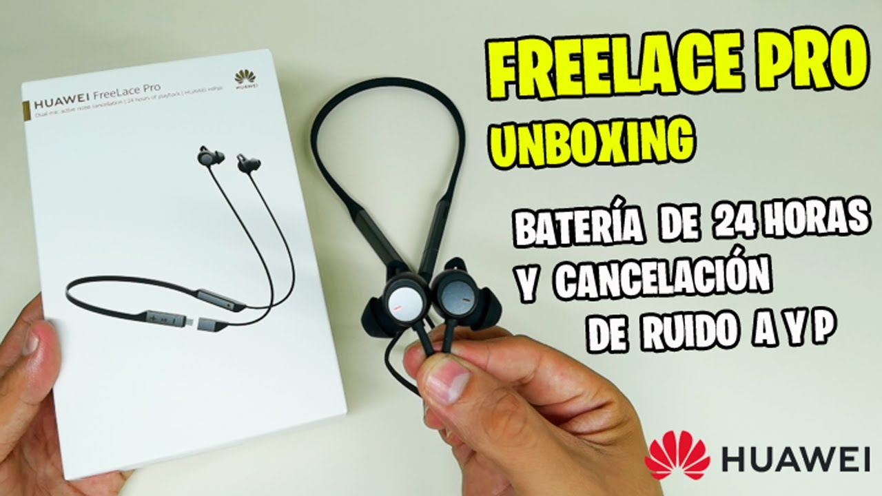 HUAWEI FREELACE PRO en Perú: UNBOXING de audífonos con CANCELACIÓN DE RUIDO  y LARGA DURACIÓN (2021) - YouTube