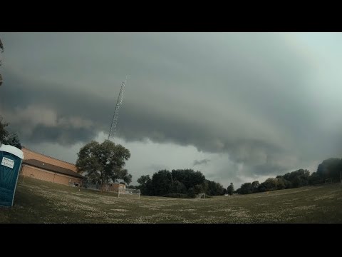 Severe thunderstorm time lapse - YouTube