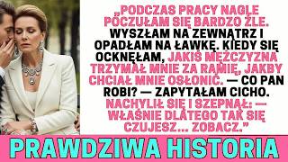 Zemdlałam przed biurem z braku sił...Gdy otworzyłam oczy, obcy milioner mocno trzymał mnie za rękę..