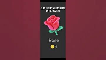 ¿Cuánto vale una rosa en TikTok en dólares?