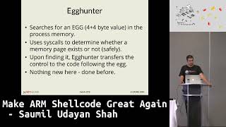 Make ARM Shellcode Great Again   Saumil Udayan Shah
