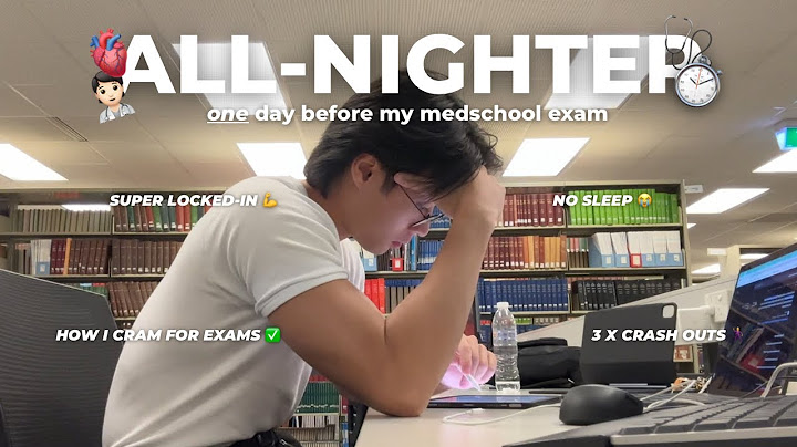 I PULLED AN ALL-NIGHTER FOR MY MEDSCHOOL EXAM || cramming | super stressful | studyyy // PETER LE