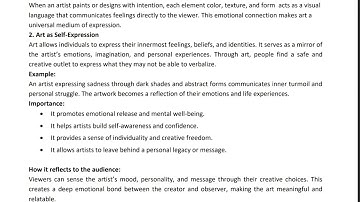 EDU403 Assignment Solution | Art as Communication & Self Expression | Virtual University