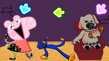 FNF Character Test | Gameplay VS Playground | VS Talking Ben | VS Pibby Peppa | VS Huggy Wuggy