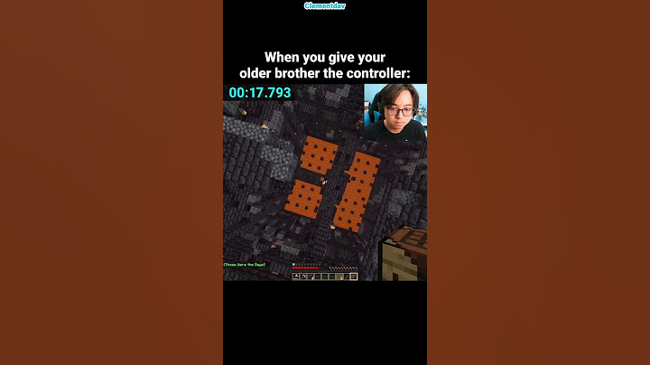Minecraft Older Brother Moment