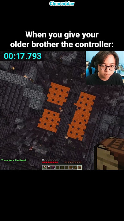 Minecraft Older Brother Moment