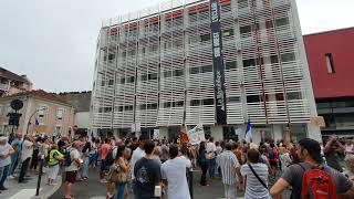 Manifestation anti-pass sanitaire à Pau : les médias béarnais pris à partie