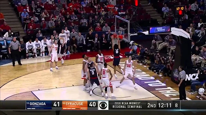 Gonzaga vs. Syracuse: Silas Melson dunk