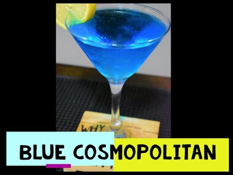 How To Make A Blue Cosmopolitan At Home