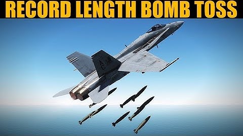 Max Range Distance Accurate Buddy Lased Bomb Toss | DCS WORLD