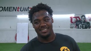 Iowa defensive lineman Deontae Craig full interview at TractionAP 1/10/2024