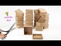 5 CLEVER WAYS TO REUSE/RECYCLE SMALL EMPTY CARDBOARD BOXES! Best Reuse Ideas