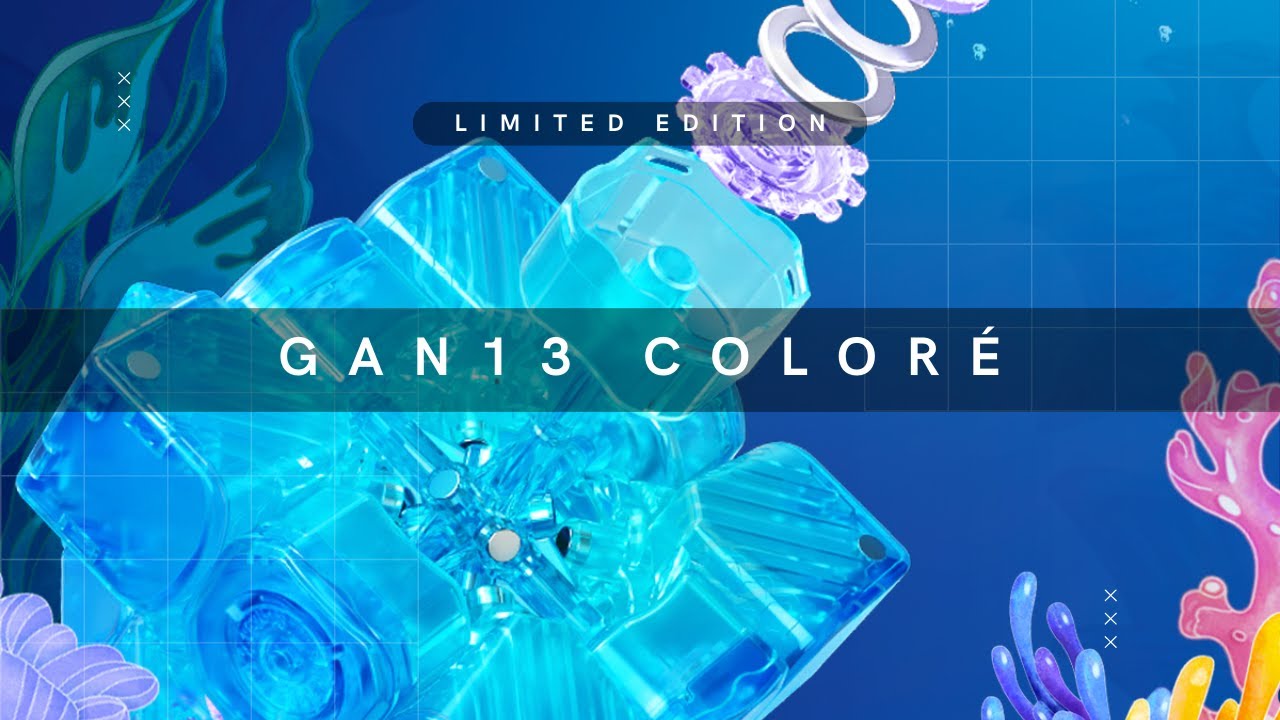 Is this BLUE speedcube worth $100? | GAN13 Coloré Unboxing +