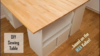 Recently, i decided to make my very own craft table with custom-sized
shelving underneath, and this video shows you how did it. because
haven't made o...