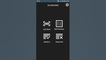 Inventory check with SCANGINE barcode scanner SDK.