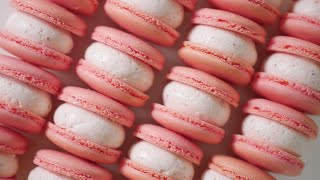 Making Strawberry Milk Macarons Strawberry Milk Macarons Recipe | Hanse Hanse