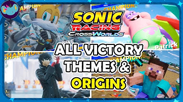 All Victory Themes & Origins (Including SpongeBob and Patrick)  || Sonic Racing: Crossworlds