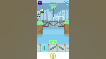 bridge puzzle level 15 gameplay walkthrough | All levels | android, iOS mobile | new update #short