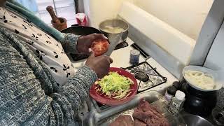 La cocina de mami Nilda menú bistec encebollado papas majadas y ensalada 🥗