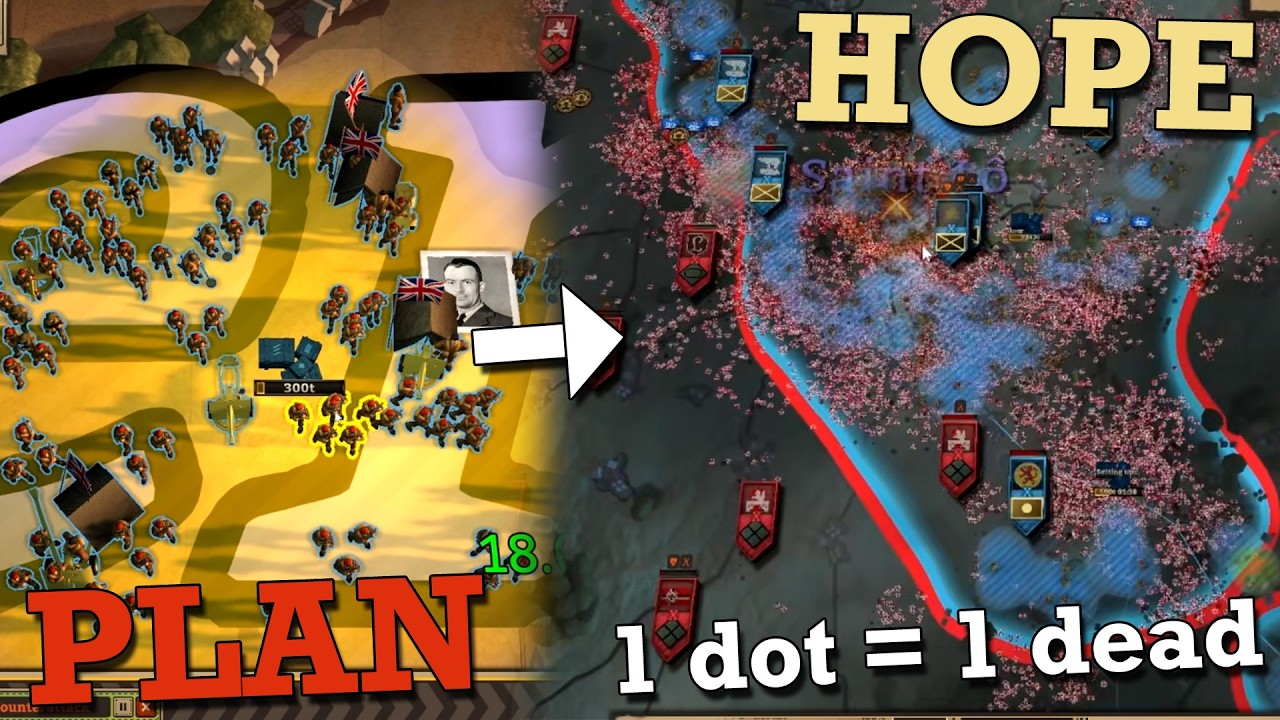 Watching soldiers turn my BRILLIANT Plans into Meatgrinders | Battleplan