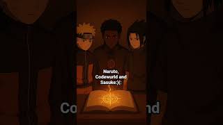 Naruto and Sasuke Uchiha Meets Codewurld with a Magical Book NFT artwork🧿🔮🐾