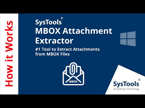 MBOX Attachment Extractor Tool - Extract Attachments from MBOX