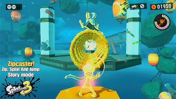 Splatoon 3 Story mode - Zipcaster! Zip, Splat And Jump - Future Utopia Islands Site 1